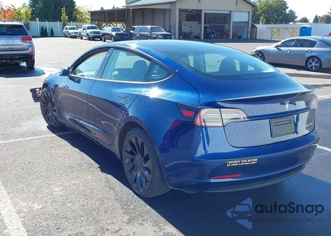 2021 Tesla Model 3 Performance Dual Motor All-Wheel Drive from USA, damaged, VIN 5YJ3E1EC4MF030861